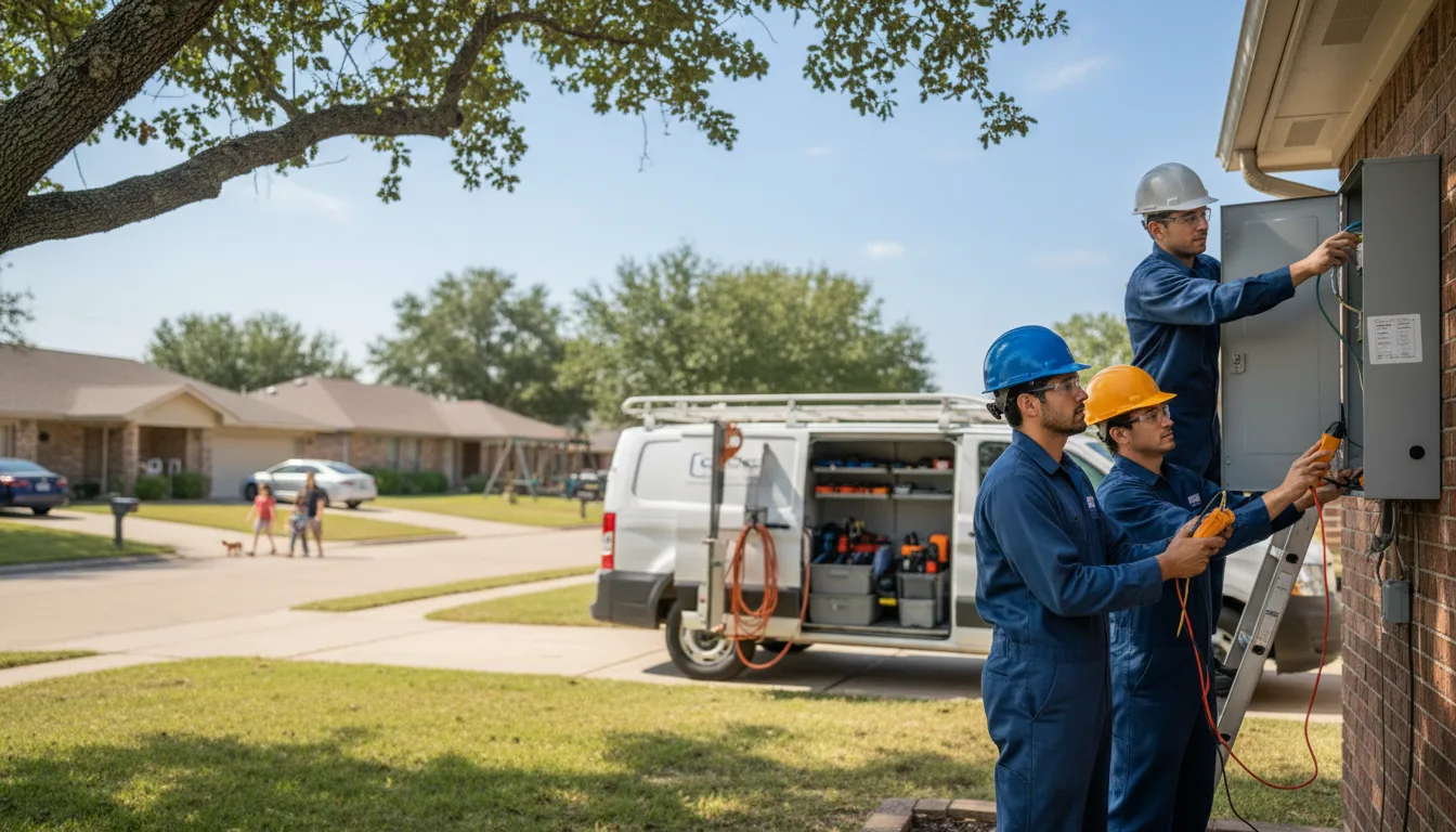 Certified electrician providing emergency electrical services in Steele, AL